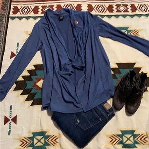 Blue cardigan/sweater